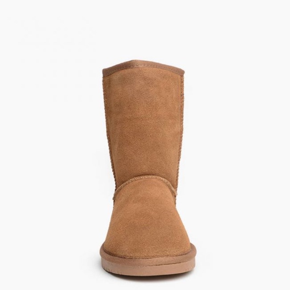 Minnetonka Olympia | Real Sheepskin Tan Boots